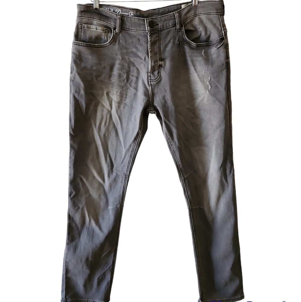Denim & Co. Gray slim jeans 38x30